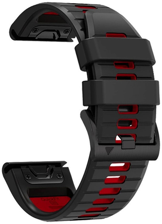 Tech-Protect kellarihm IconBand Pro Garmin fenix 3/5X/3HR/5X Plus/6X/6X Pro/7X must/punane
