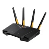 Asus ruuter Dual Band WiFi 6 Gaming TUF-AX3000 802.11ax 2402+574 Mbit/s 10/100/1000 Mbit/s Ethernet LAN (RJ-45) ports 4 Mesh Support Yes MU-MiMO Yes No mobile broadband Antenna type 4xExternal 1 x USB 3.2 Gen 1