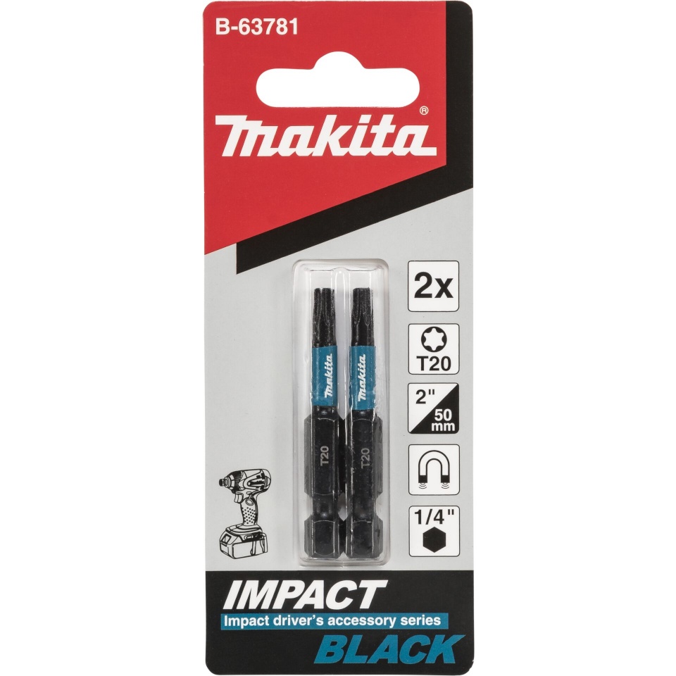 Makita kruvikeerajate komplekt B-63781 Bit T20x50mm 2-osaline