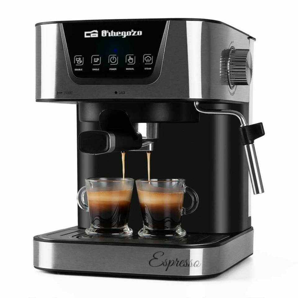 Orbegozo espressomasin manuaalne 17535 must 1050 W 1,5 L