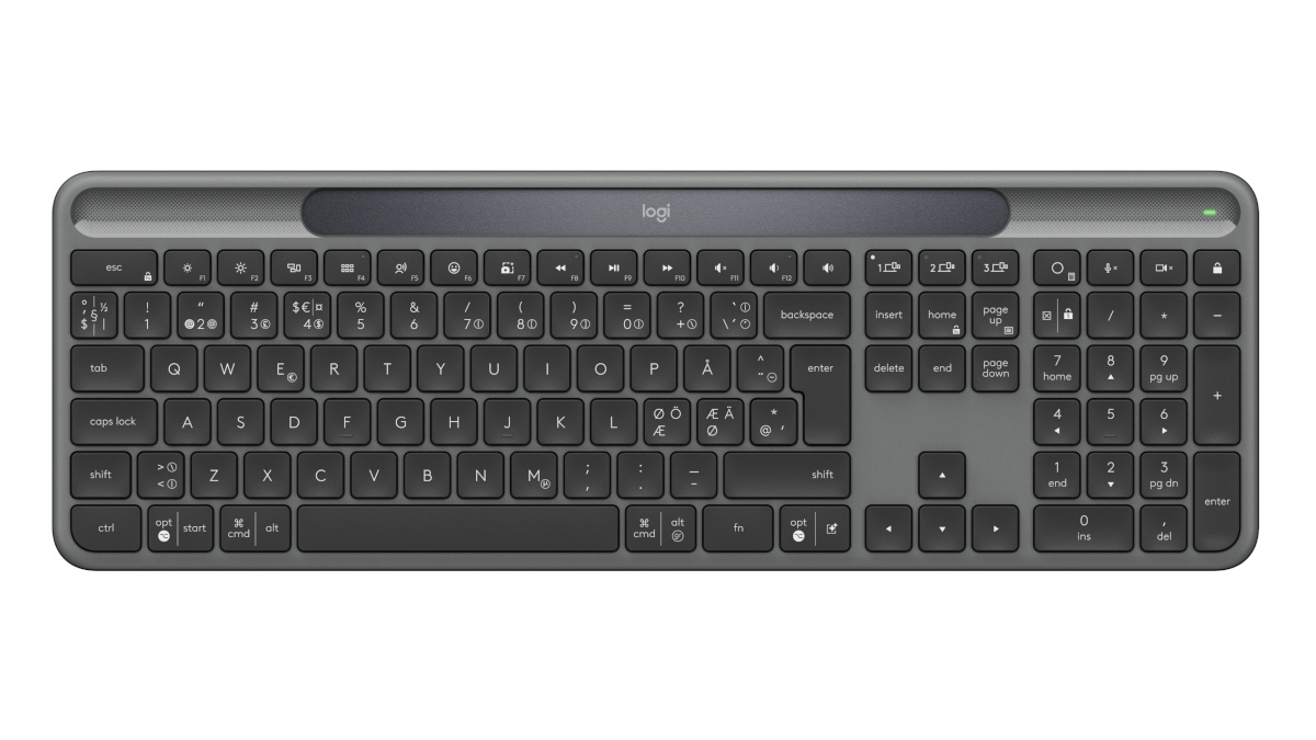 Logitech klaviatuur Signature Slim Solar K980 SWE (W)