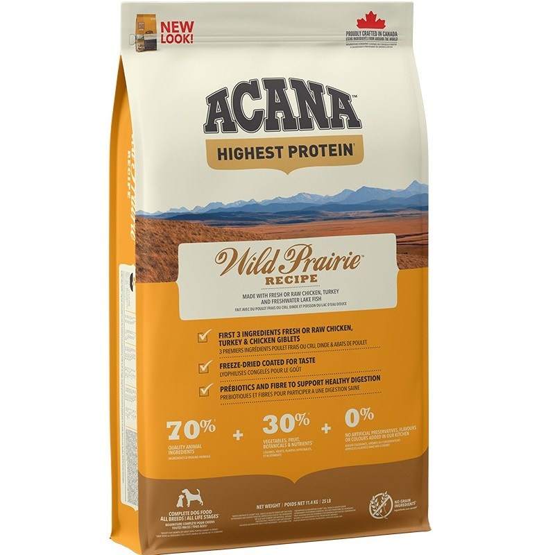 Acana kuivtoit koerale Highest protein Wild Prairie Dog, 11,4kg