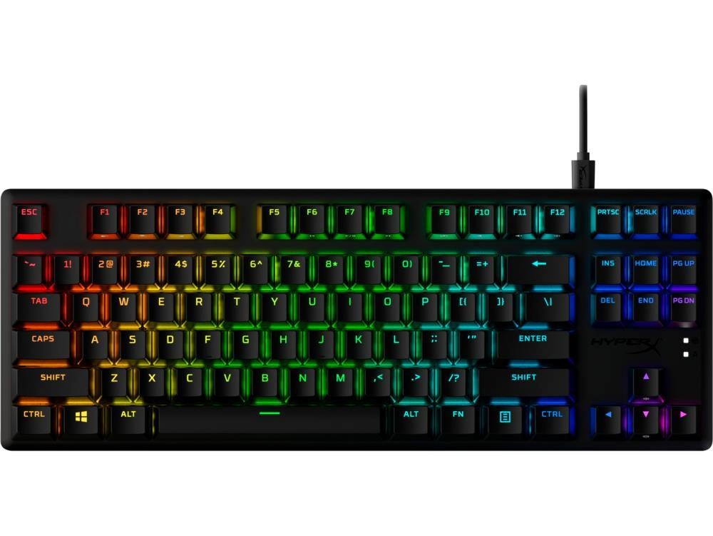 Hyperx klaviatuur Alloy Origins Core pbt Hx Aqua, must