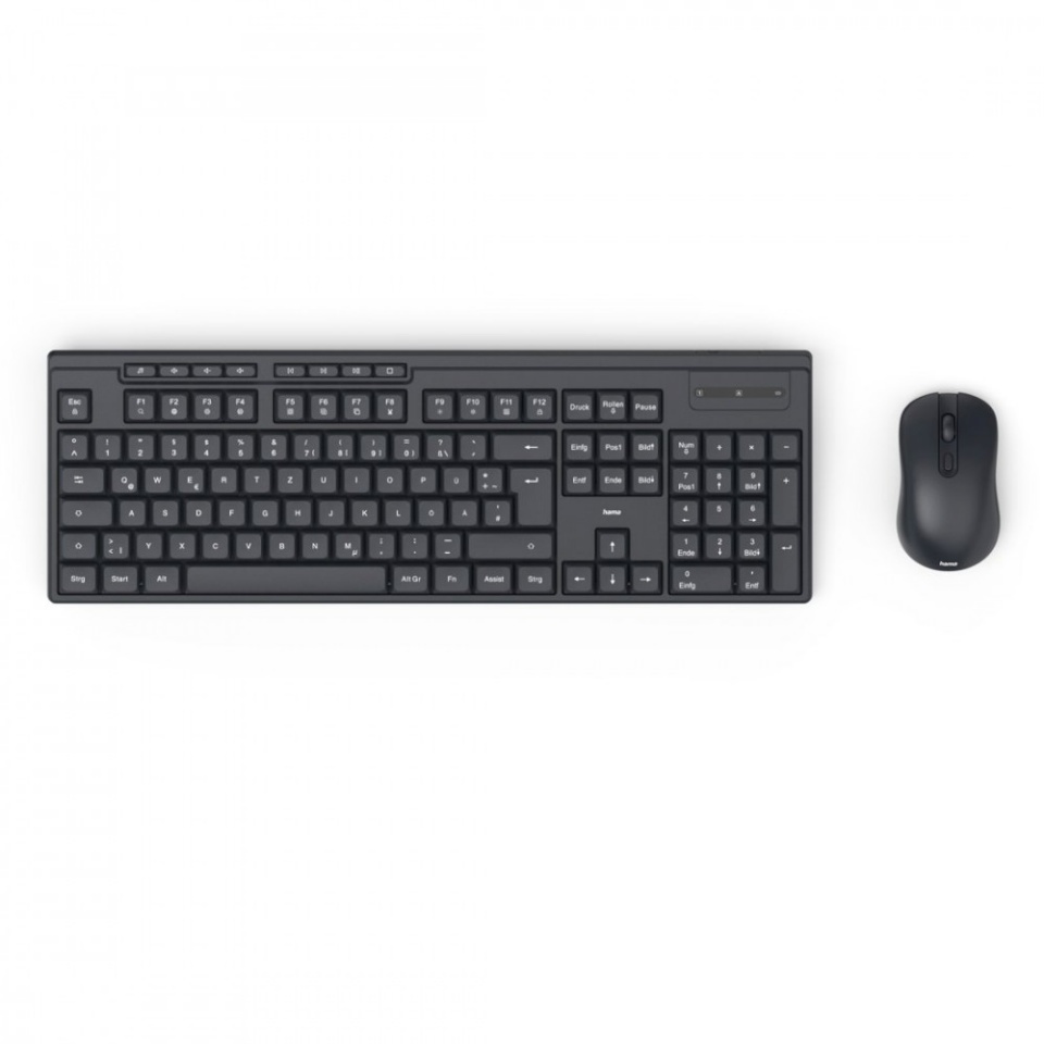 Hama klaviatuur Keyboard and Mouse Set WKM-200 must