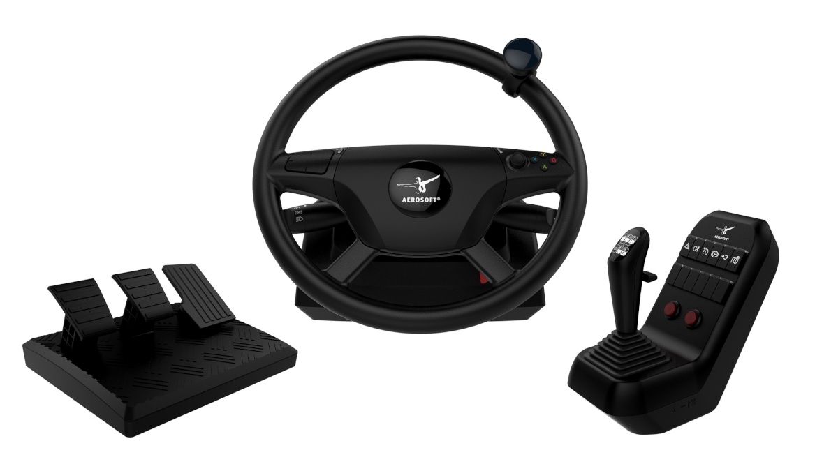 Aerosoft Truck & Bus Wheel System roolikontroller, arvuti