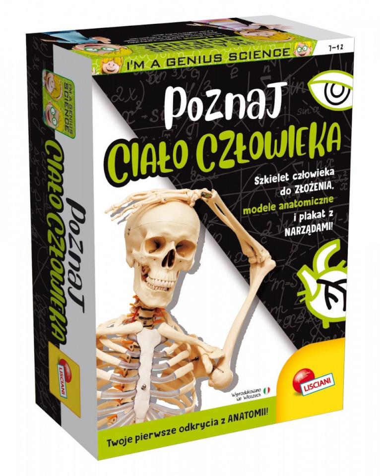 Lisciani Set scientific Im a Genius get to know body human