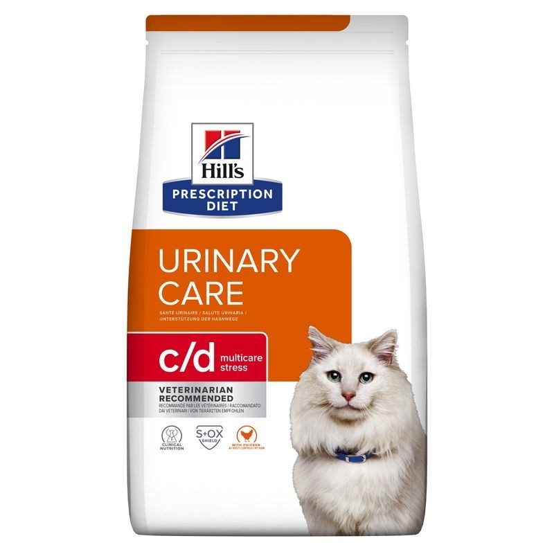 Hill's kuivtoit kassile PRESCRIPTION DIET Feline c/d Multicare Stress Chicken, 8kg