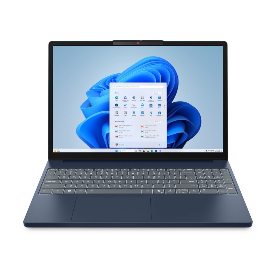 Lenovo sülearvuti IdeaPad Slim 3 15ARP10 AMD Ryzen™ 5 7535HS Laptop 38.9 cm (15.3") WUXGA 16 GB DDR5-SDRAM 512 GB SSD Wi-Fi 6 (802.11ax) Windows 11 Home sinine