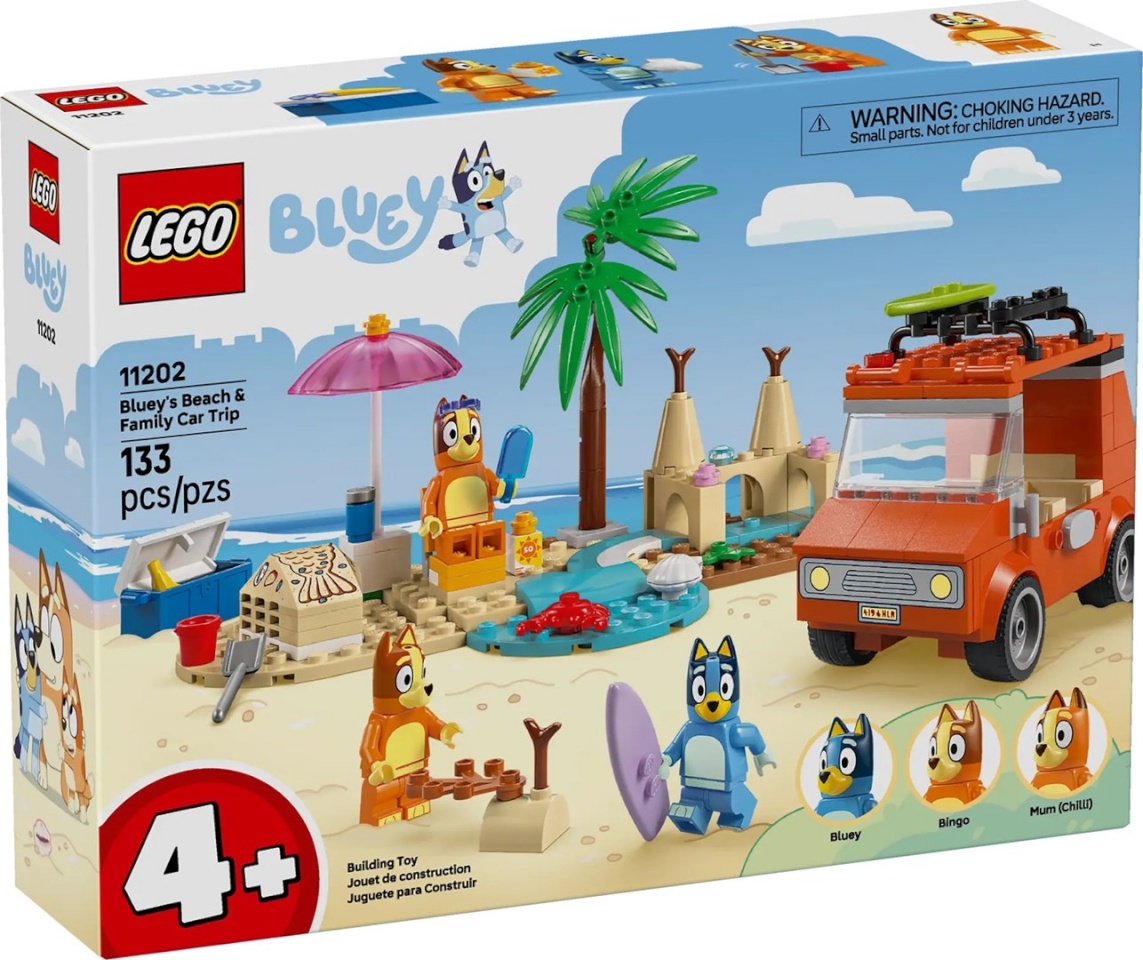 Lego klotsid BLUEY 11202 Bluey's Beach & Family Car Trip
