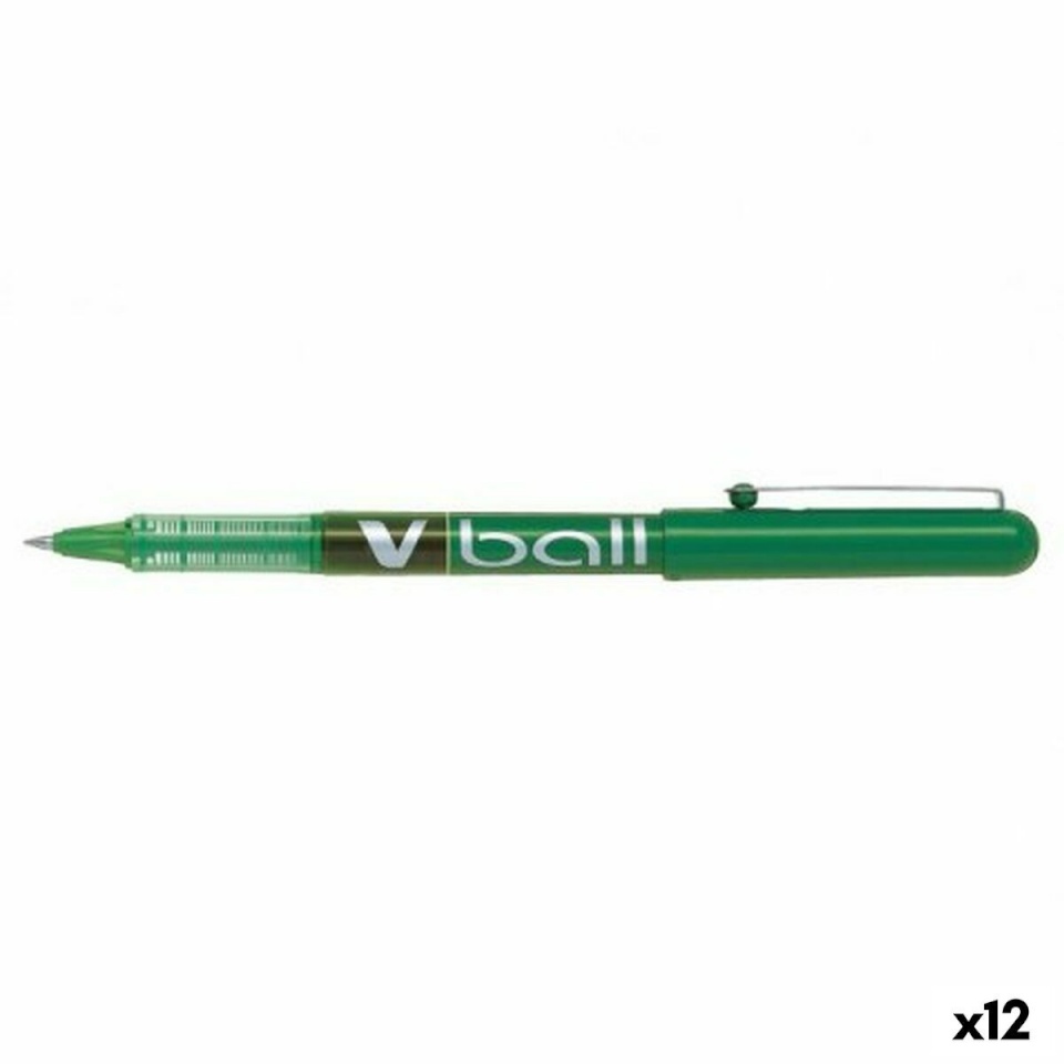 Pilot pastapliiats Roller V Ball 0,7 mm roheline 12tk
