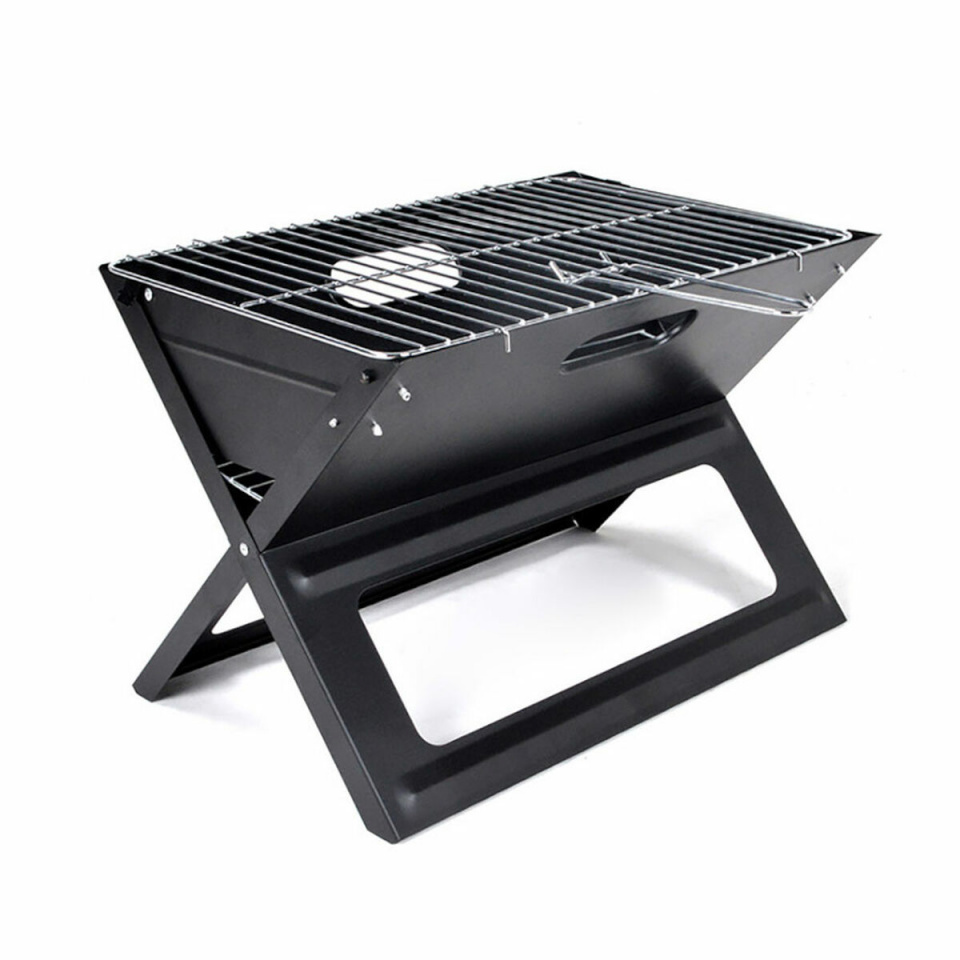BGB BBQ Kokkupandav kaasaskantav grill kasutamiseks koos söega X-kujuline 45x30x35cm Raud