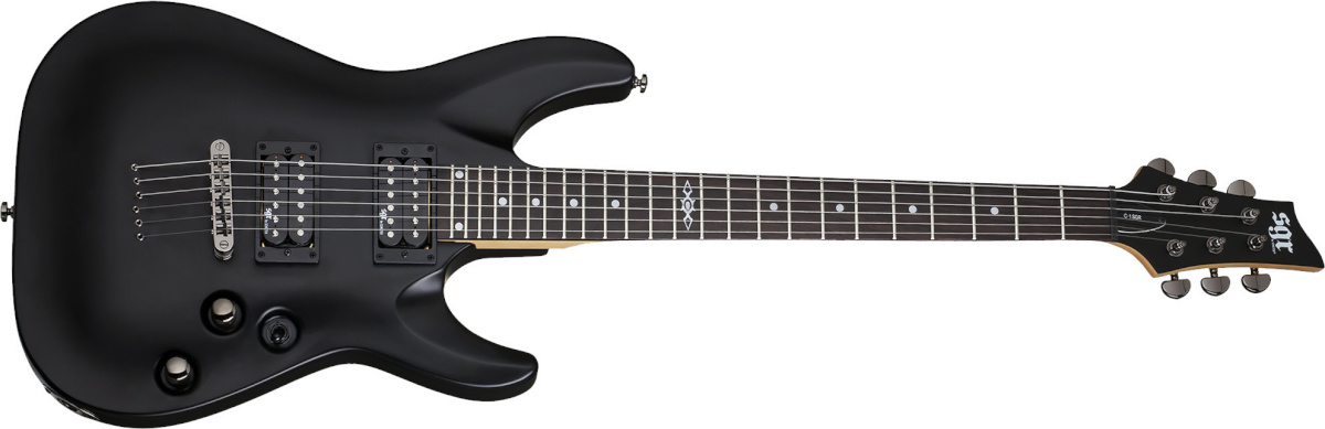 Schecter Guitar Research elektrikitarr SGR C-1 Electric Guitar, Midnight Satin Black