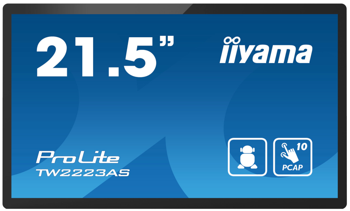 iiyama monitor 55.0cm (21.5") TW2223AS-B2 16:9 M-Touch HDMI Android