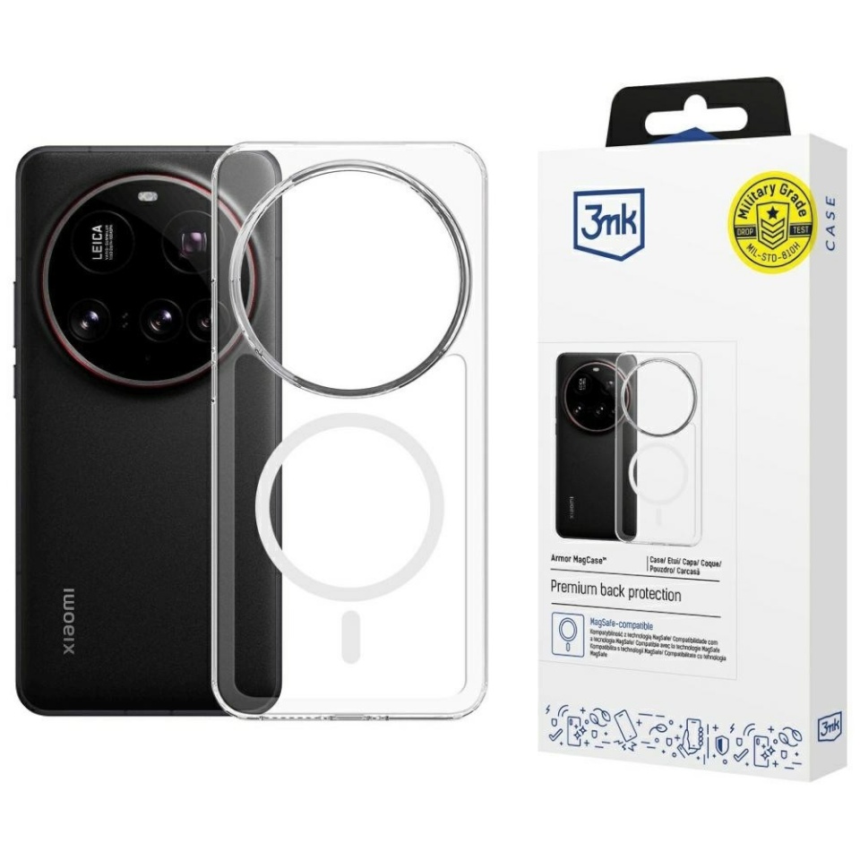 3mk kaitsekest Armor Mag Xiaomi 15 Ultra MagSafe clear
