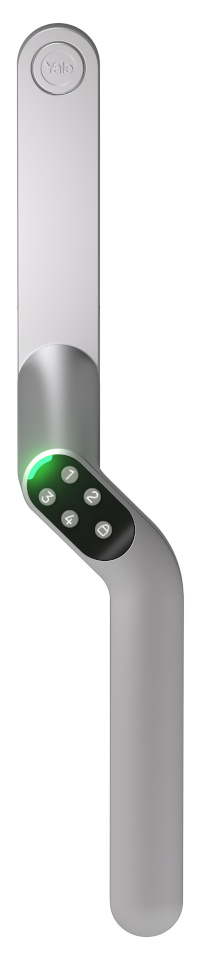 Yale nutikoodiga käepide parem, hõbedane