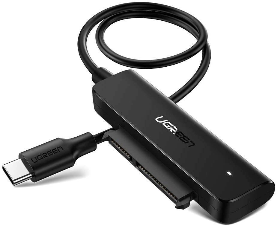 UGREEN USB-C 3.0 adapter for 2.5" SATA drive 50 cm hõbedane AV144