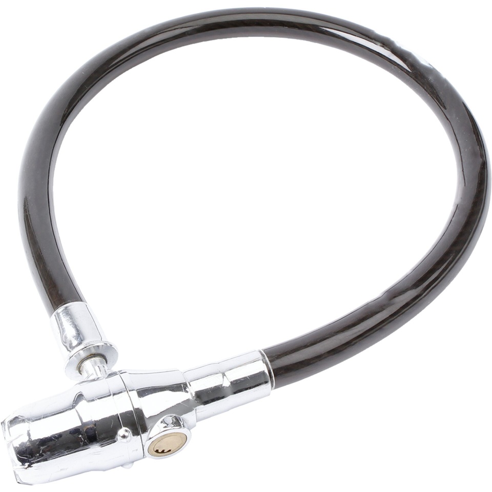 Olympia rõngaslukk  S 200 Steel Wire Ring Lock with Siren, must