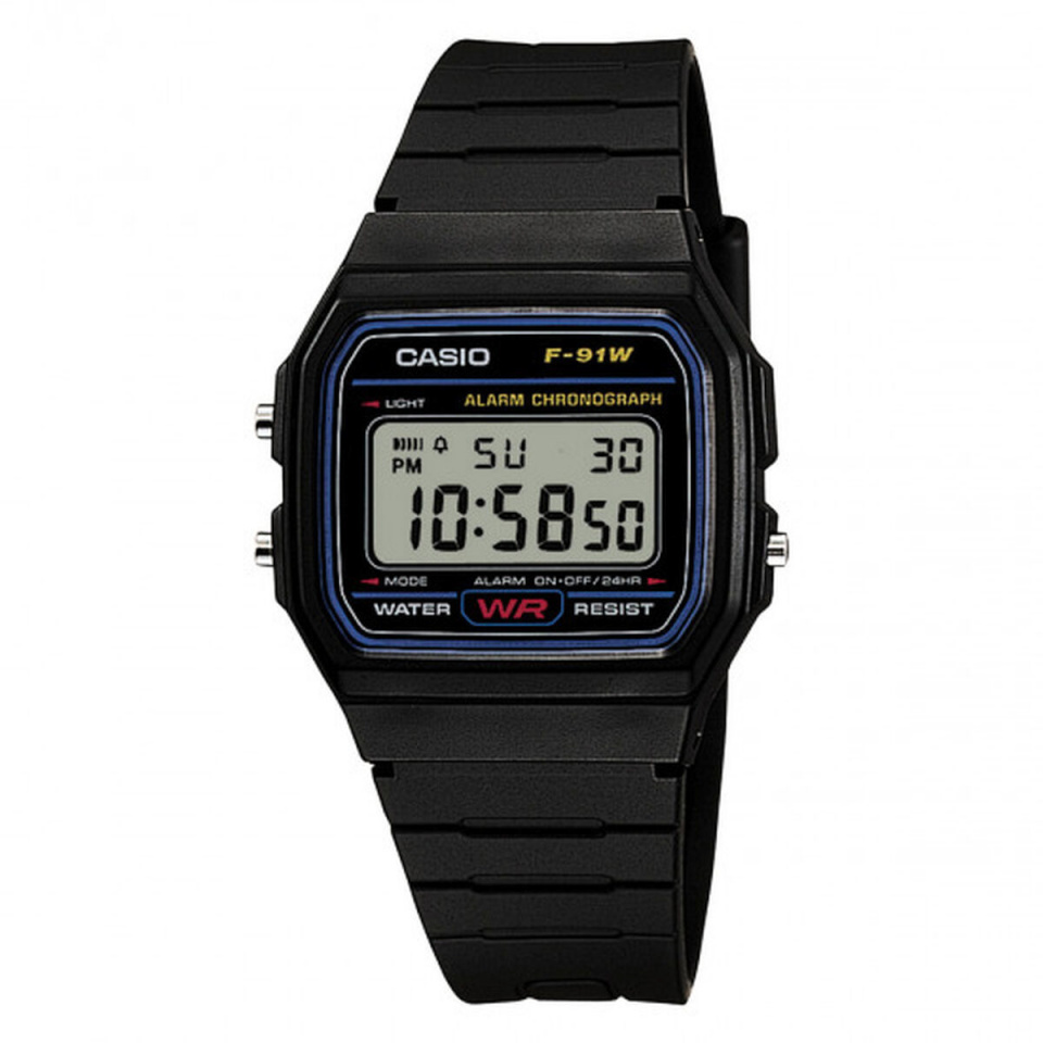 Casio unisex kell must (Ø 35 mm)