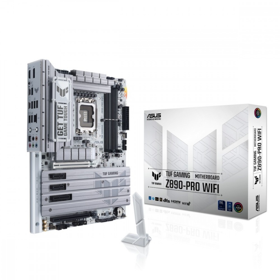 ASUS emaplaat TUF GAMING Z890-PRO WIF I LGA1851 DDR5, TB4/ ATX/90MB1IR0-M0EAY0