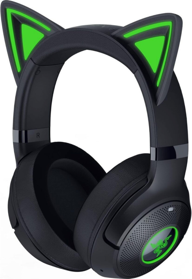 Razer kõrvaklapid Headset | Kraken Kitty V2 BT | Bluetooth | Over-ear | mikrofon | Noise canceling | Wireless | must