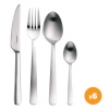 Fiskars söögiriistade komplekt Functional Form Cutlery Set, matt 24-osaline