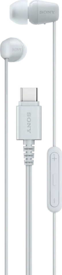 Sony kõrvaklapid IER‑EX15C USB‑C Wired Earbuds with Mic, valge