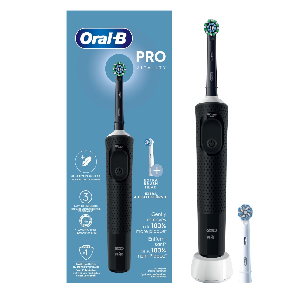 Brauni elektriline hambahari Oral-B Pro Vitality must