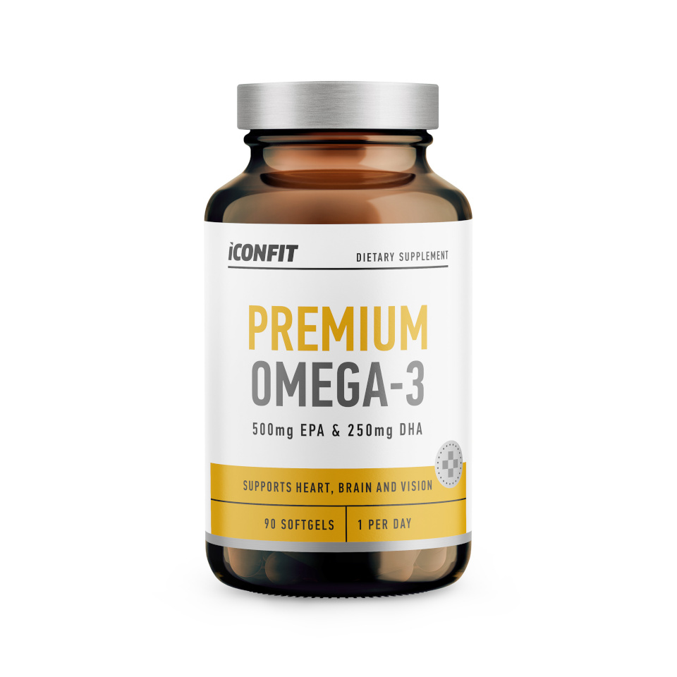 Iconfit Super Omega 3, 500 mg EPA ja 250 mg DHA, 90 kapslit