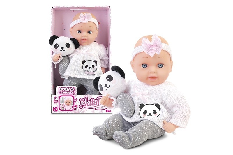 Artyk mängunukk Natalia baby 33 cm with a toy