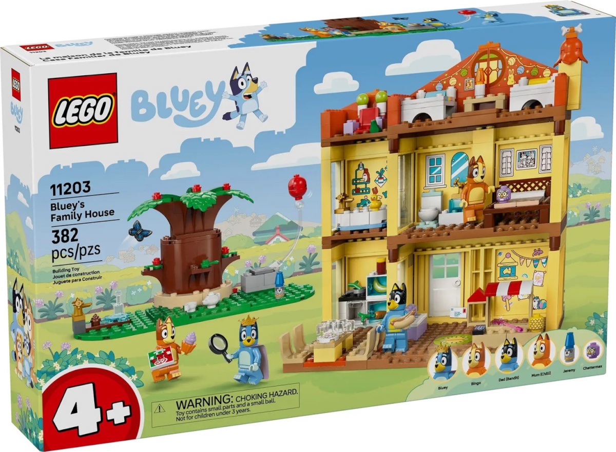 Lego klotsid BLUEY 11203 Bluey's Family House
