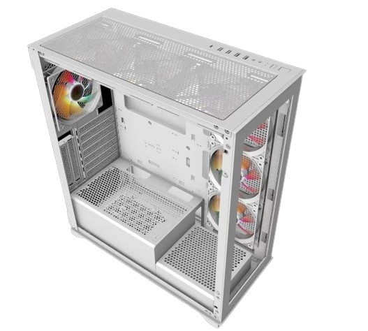 Gembird korpus PC Case Midi Tower Fornax X450MAX ATX valge