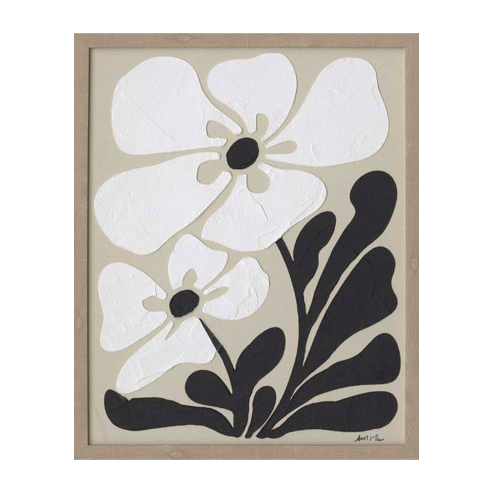 H4Y maal raamiga 40x50cm, lilled 