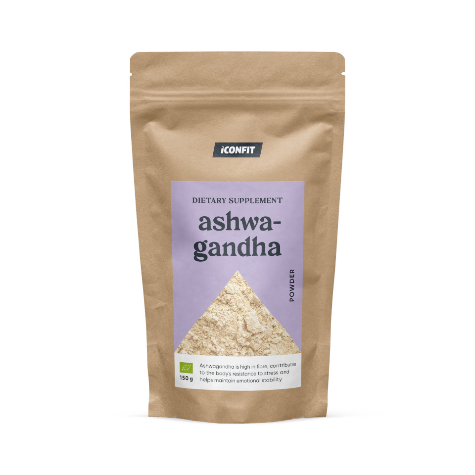 Iconfit ashwagandha pulber, Organic, 150g