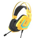 Dareu mänguri kõrvaklapid EH732 USB RGB kollane
