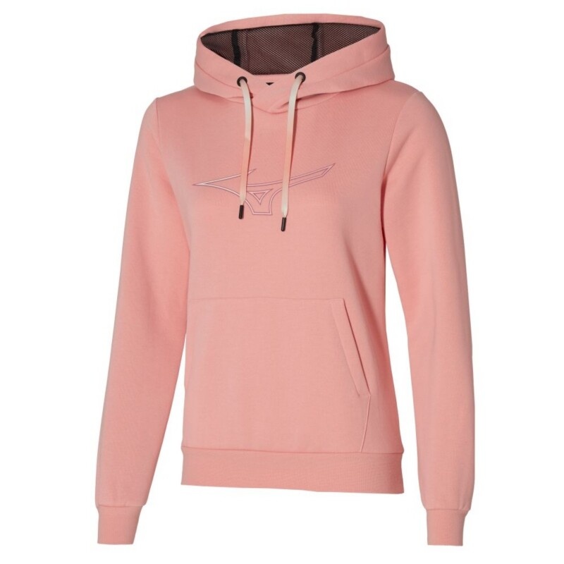 Mizuno dressipluus Release Hoodie roosa - suurus S