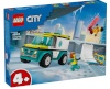 LEGO klotsid 60403 City Rettungswagen und Snowboarder