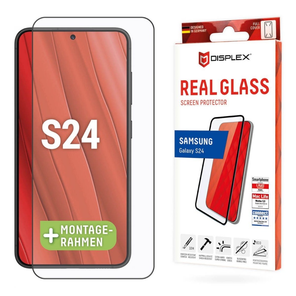 Displex kaitseklaas Samsung Galaxy S24 Full Cover 3D Glass By must