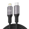 Rocoren Fast Charging kaabel USB-C to Lightning Retro Series 1m (hall)