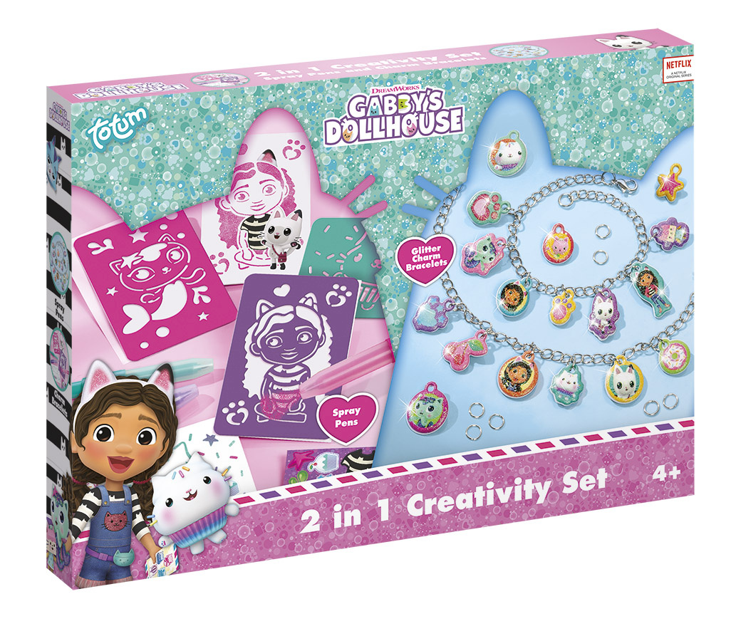 Totum GABBY’S DOLLHOUSE 2in1 Loominguline komplekt, 420397