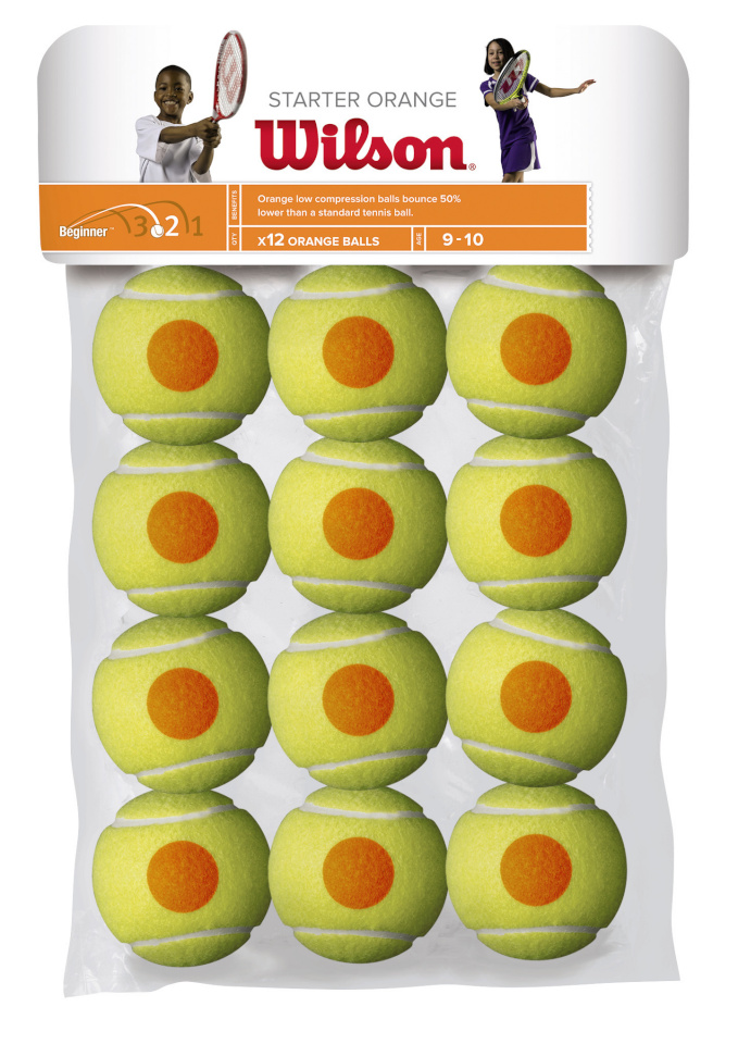 Wilsoni tennisepallid STARTER ORANGE TBALL 12 tk pakis