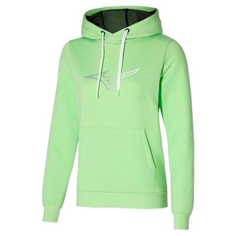 Mizuno dressipluus Release Hoodie heleroheline - suurus L