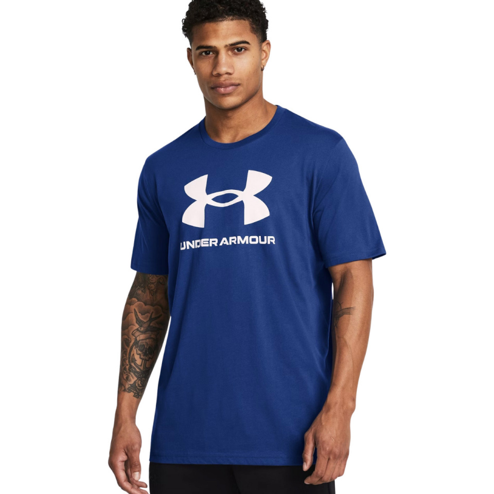Under Armour T-särk meestele Sportstyle Logo tumesinine 1382911 432 suurus XL