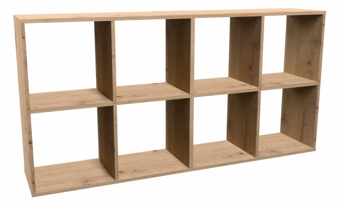 Top E Shop riiul MALAX 2X4 ARTISAN Living Room Bookcase
