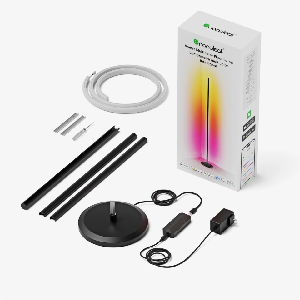 Nanoleaf põrandalamp Matter Smart Floor Lamp, must