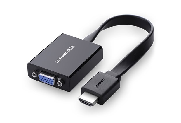 UGREEN 40248 video cable adapter 0.16m VGA (D-Sub) HDMI + Micro-USB must