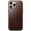 Nomad kaitsekest Modern Leather Case iPhone 16 Pro Max Rustic pruun Horween