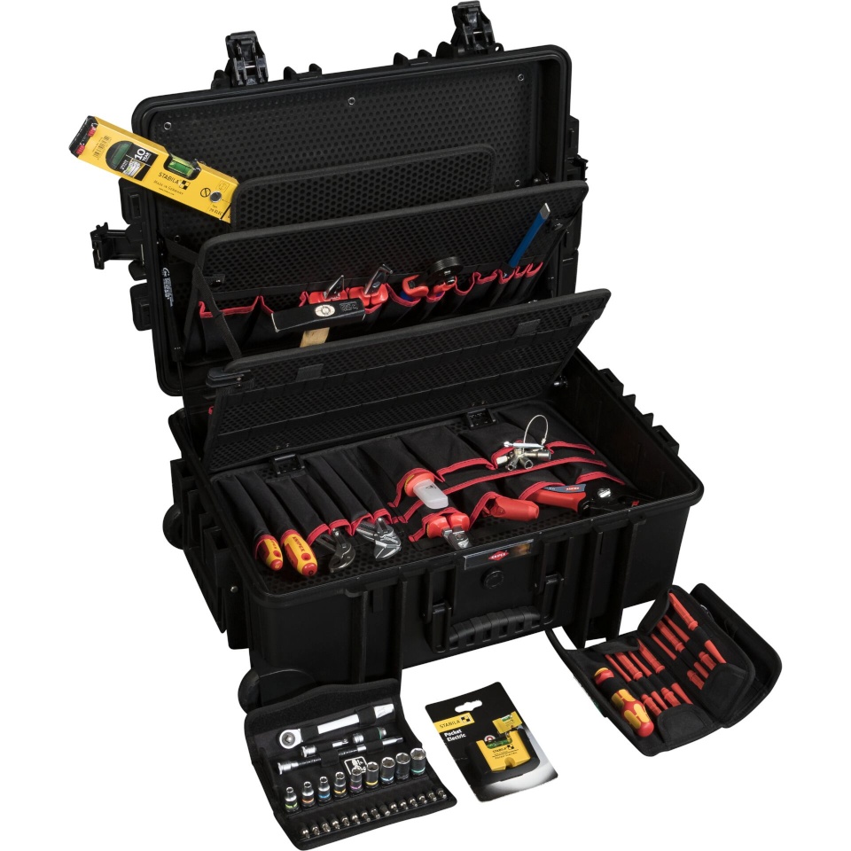 Knipex tööriistakomplekt tool case Robust45 Move Electric