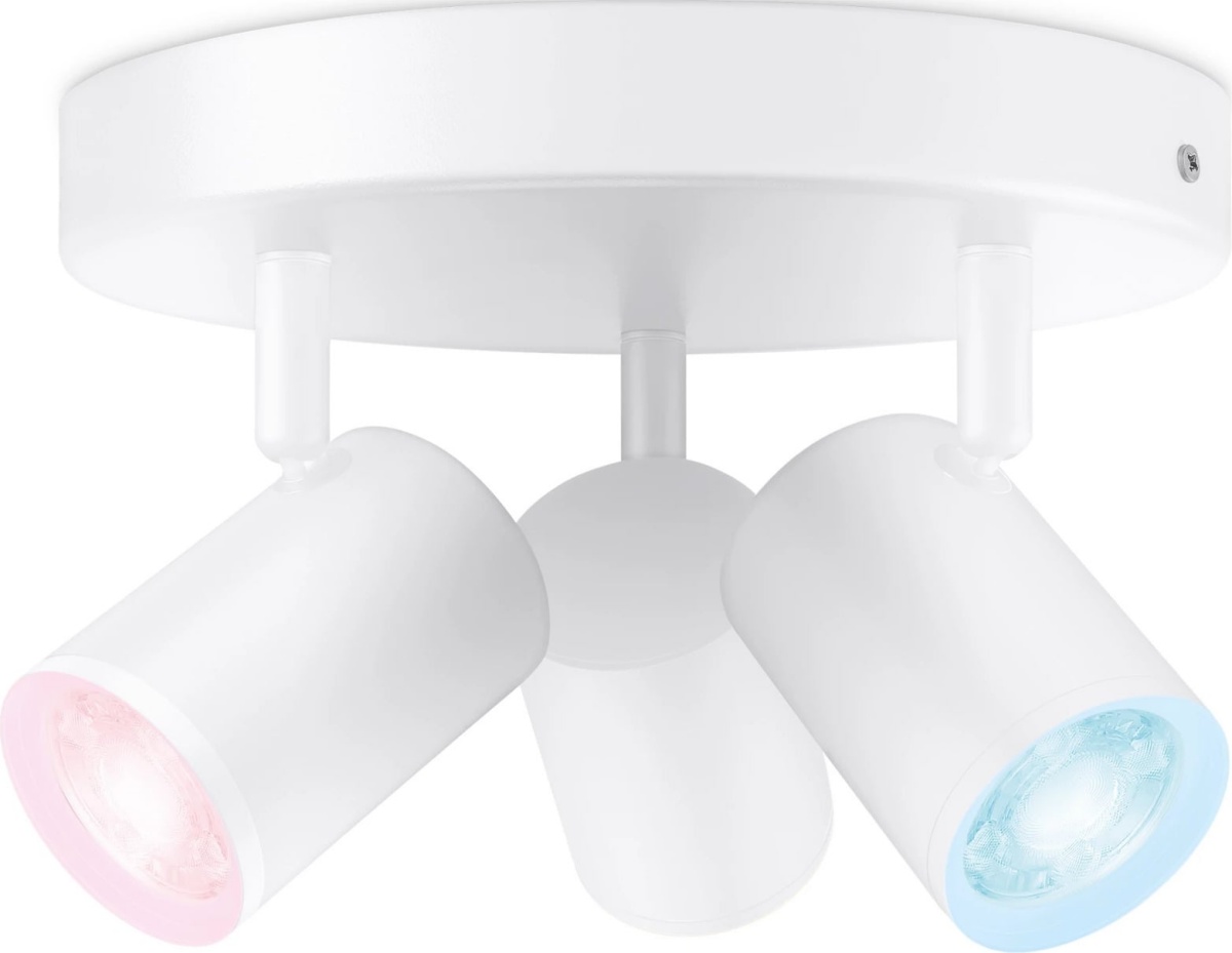 WiZ IMAGEO Spots 3x5W 22-65K RGB kohtvalgusti, valge