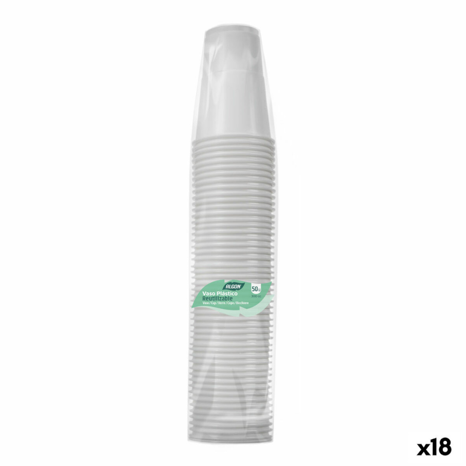 Inde klaaside komplekt valge 300ml 50tk (18tk)