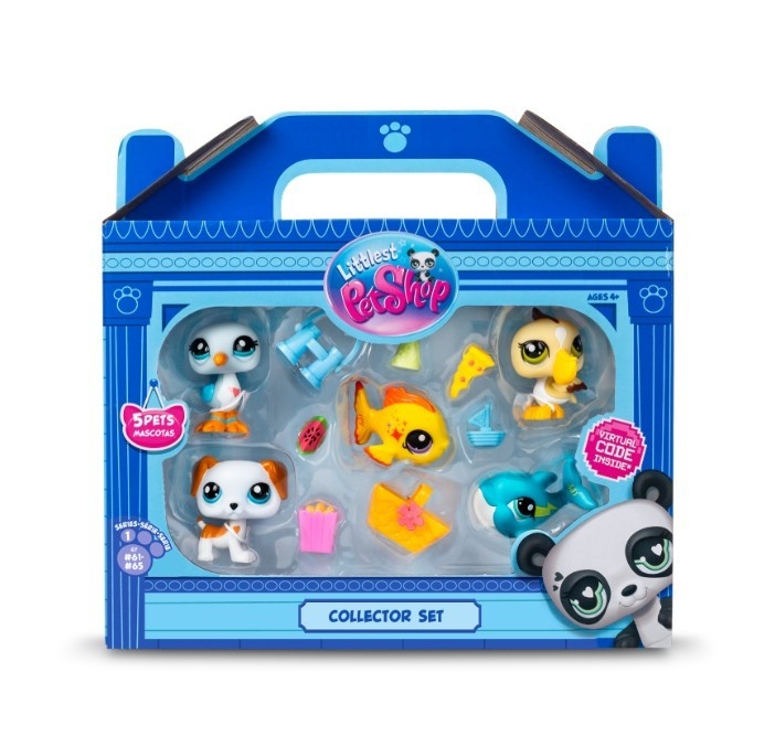 Tm Toys mängufiguur Littlest Pet Shop Set figurek Plaża